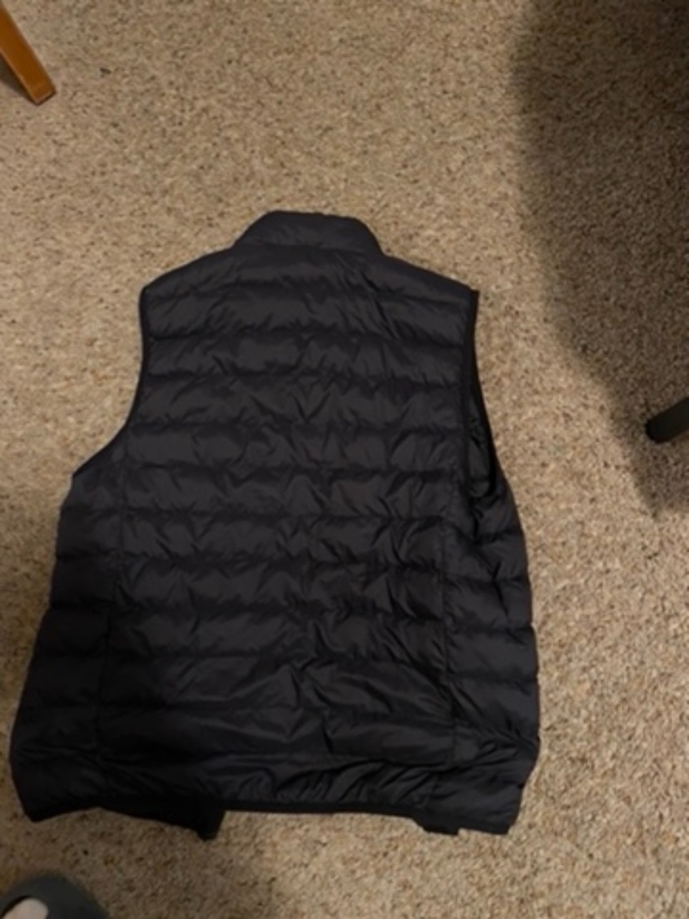 32 Degrees Black Quilted Down-Style Vest